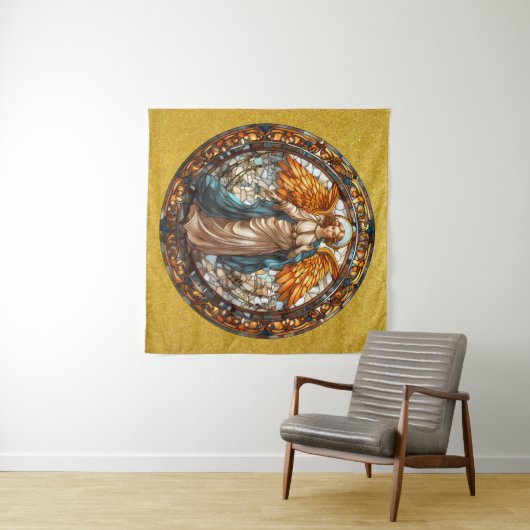 Kerst Engel Tapestry Wandkleed (In Situ (horizontaal))