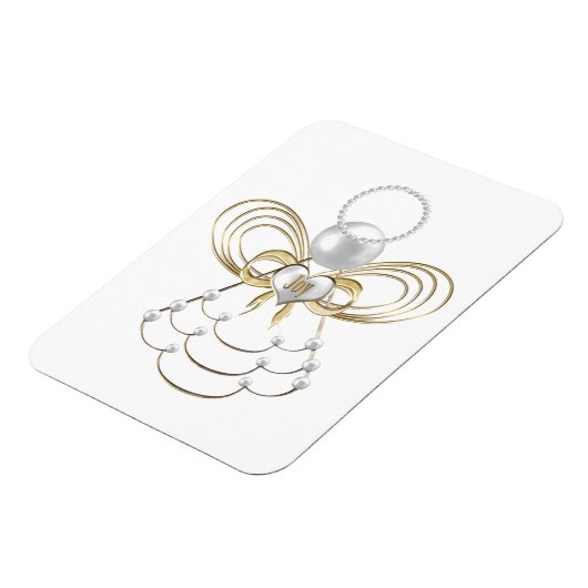 Kerst Engel van Joy Premium Magnet Magneet (Linkerzijde)