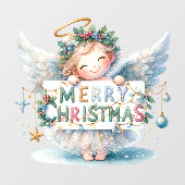 Kerst Engel Venster Cling Raamsticker (Vel)