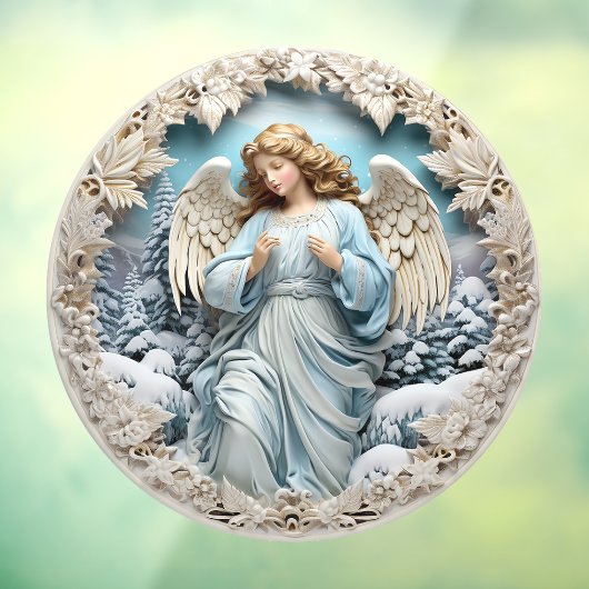 Kerst Engel Venster Cling Raamsticker (Vel 3)