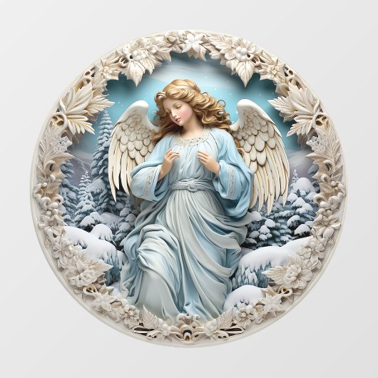 Kerst Engel Venster Cling Raamsticker (Vel)