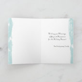 Kerst Engel Vrede op Aarde Feestdagen Kaart (Binnen)