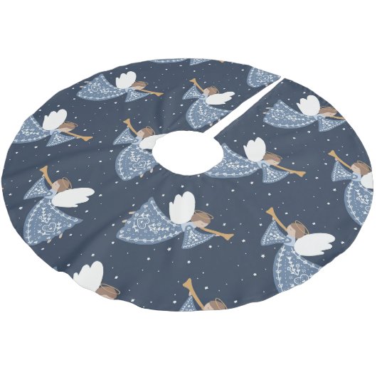 Kerst Engel Vrede op Aarde Religieus Kerstboom Rok (Gekanteld)