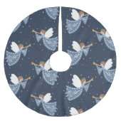 Kerst Engel Vrede op Aarde Religieus Kerstboom Rok (Voorkant)