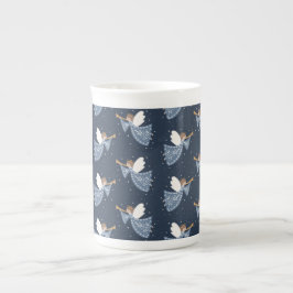 Kerst Engel Vrede op Aarde Vakantie Hartelijk Porselein Kop