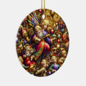 Kerst ~ Engelen 19e eeuw ~ Keramisch Ornament (Rechts)