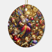 Kerst ~ Engelen 19e eeuw ~ Keramisch Ornament (Links)