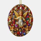 Kerst ~ Engelen 19e eeuw ~ Keramisch Ornament (Rechts)