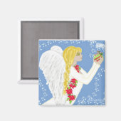 Kerst Engel's Gift Magneet (Voorkant / Achterkant)