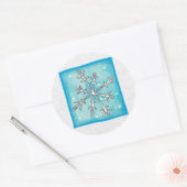 Kerst Envelope Sealer Ronde Sticker (Envelop)