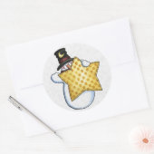 Kerst Envelope Sealer Ronde Sticker (Envelop)