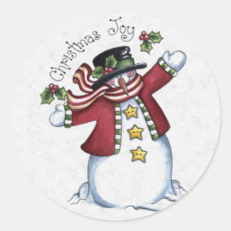 Kerst Envelope Sealer Ronde Sticker