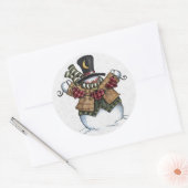 Kerst Envelope Sealer Ronde Sticker (Envelop)