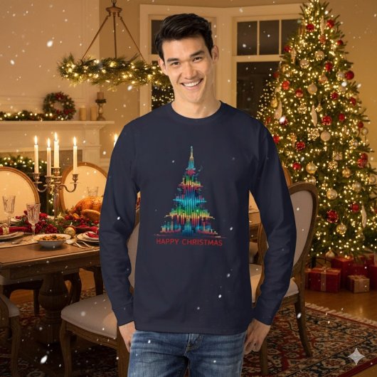 Kerst Equalizer Muziek Boom T-shirt