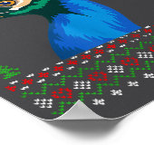 Kerst Erwt Lelijk Kerst Trui Poster (Hoek)