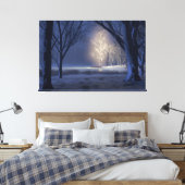 Kerst etherisch canvas afdruk (Insitu (Slaapkamer))