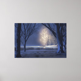 Kerst etherisch canvas afdruk
