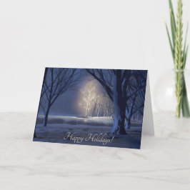 Kerst etherisch feestdagen kaart
