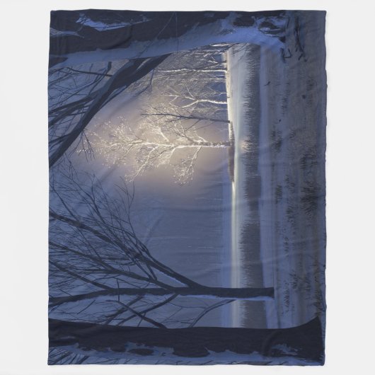 Kerst etherisch fleece deken (Voorkant)