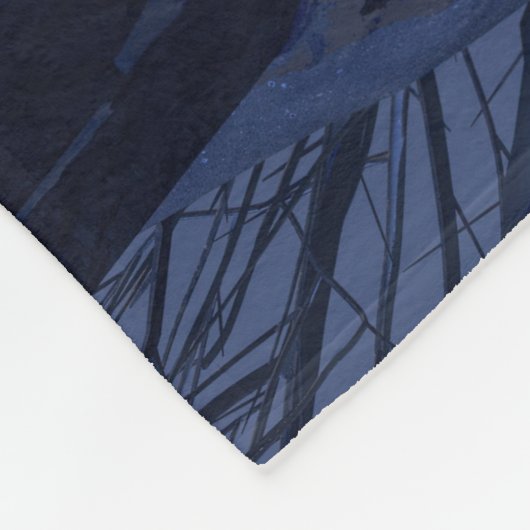 Kerst etherisch fleece deken (Hoek)