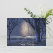 Kerst etherische kerst Kaart (Staand voorkant)