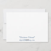 Kerst etherische kerst Kaart (Achterkant)