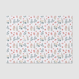 Kerst Eucalyptus bessenbladeren Bloemen Tissuepapier