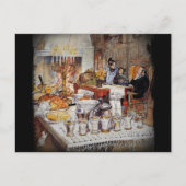 kerst Eve Julaftonen Feestdagenkaart (Voorkant)