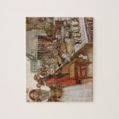 kerst Eve Julaftonen Legpuzzel (Verticaal)