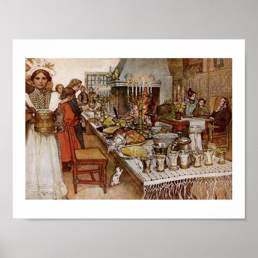 kerst Eve Julaftonen Poster (Voorkant)