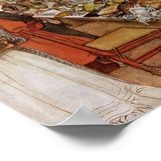 kerst Eve Julaftonen Poster (Hoek)