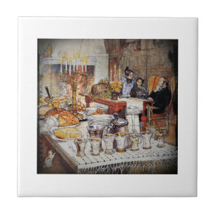 kerst Eve Julaftonen Tegeltje