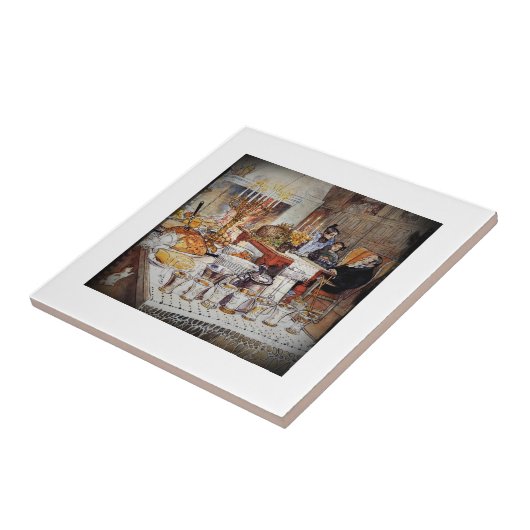 kerst Eve Julaftonen Tegeltje (Zijkant)