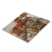 kerst Eve Julaftonen Tegeltje (Zijkant)