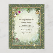 Kerst Event Flyer met jouw tekst  (Achterkant)