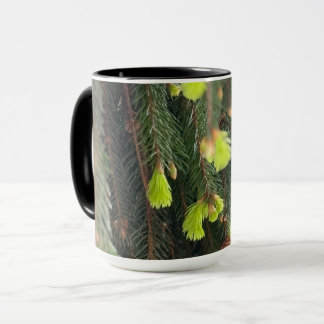 Kerst Evergreen Dennenboom Winter Vakantie Mok