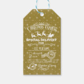 Kerst express speciale levering cadeau labels cadeaulabel (Voorkant)