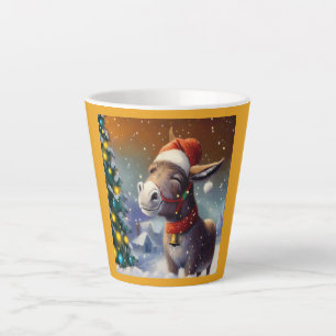 Kerst Ezel 1 Latte Mok