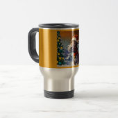Kerst Ezel 1 Reisbeker (Voorkant links)
