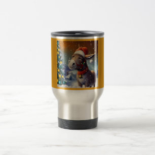 Kerst Ezel 1 Reisbeker
