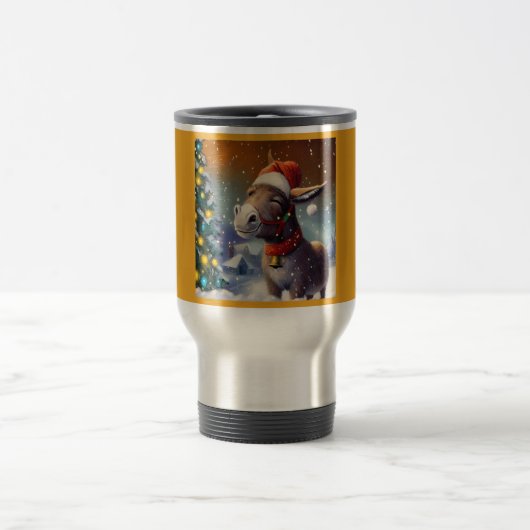 Kerst Ezel 1 Reisbeker (Center)