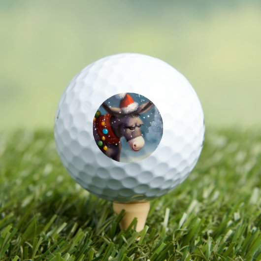 Kerst Ezel (2) Golfballen (Insitu Shirt)