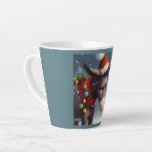 Kerst Ezel 2 Latte Mok (Linkerhoek)