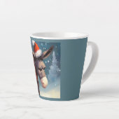 Kerst Ezel 2 Latte Mok (Rechterhoek)