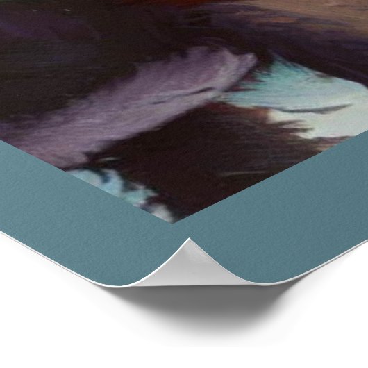 Kerst Ezel 2 Poster (Hoek)