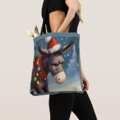 Kerst Ezel 2 Tote Bag (Dichtbij)