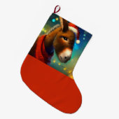 Kerst Ezel 3 Grote Kerstsok (Voorkant (Hangend))