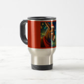 Kerst Ezel 3 Reisbeker (Voorkant links)