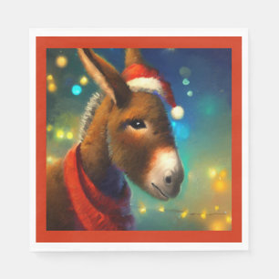 Kerst Ezel 3 Servet