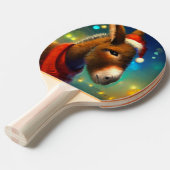 Kerst Ezel (3) Tafeltennisbatje (Voorkant Gekanteld)